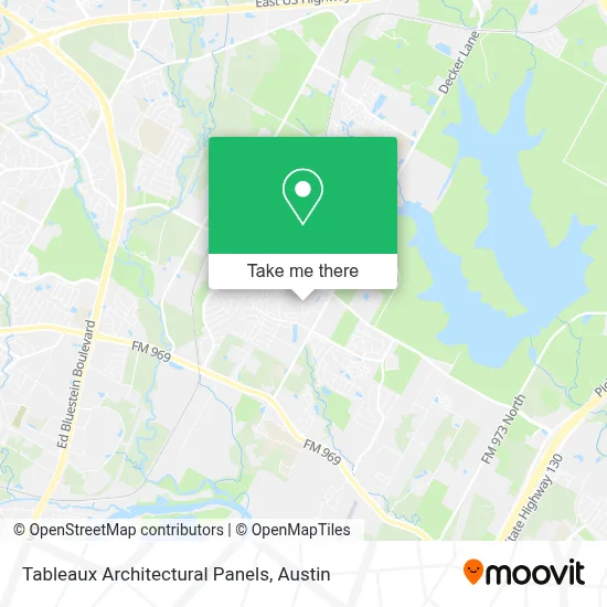 Tableaux Architectural Panels map