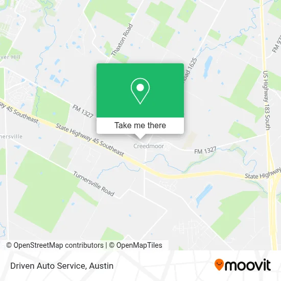 Driven Auto Service map