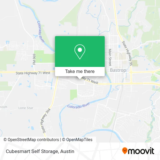 Cubesmart Self Storage map