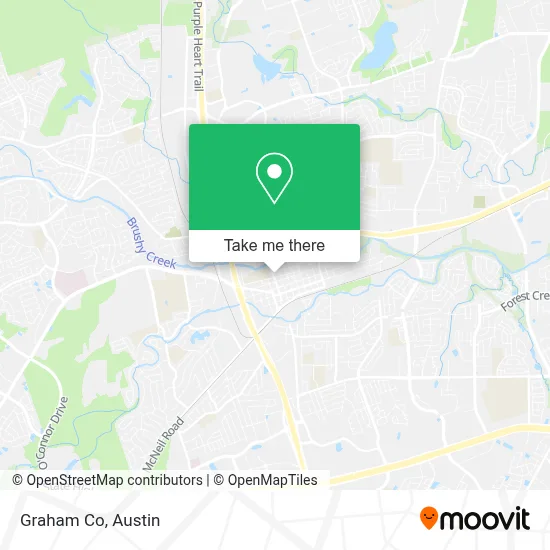 Graham Co map