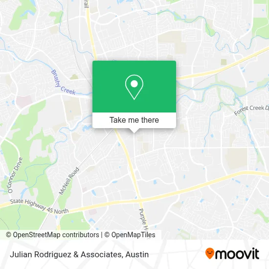 Julian Rodriguez & Associates map