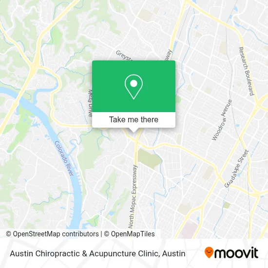 Austin Chiropractic & Acupuncture Clinic map