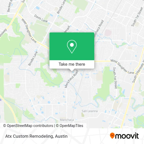 Atx Custom Remodeling map