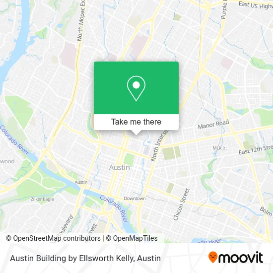 Austin Building by Ellsworth Kelly map