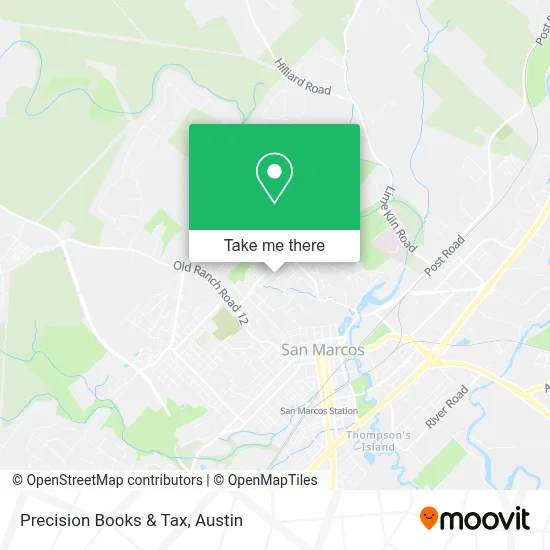 Precision Books & Tax map