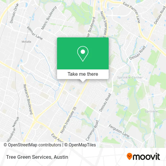 Tree Green Services map