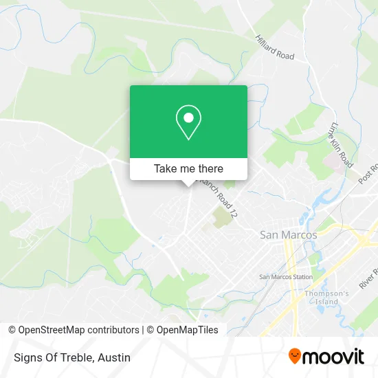 Signs Of Treble map