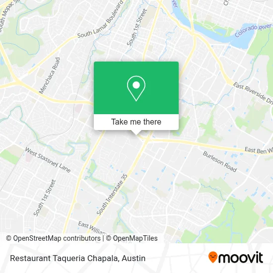 Restaurant Taqueria Chapala map