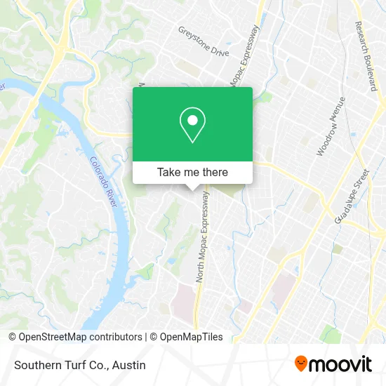 Southern Turf Co. map