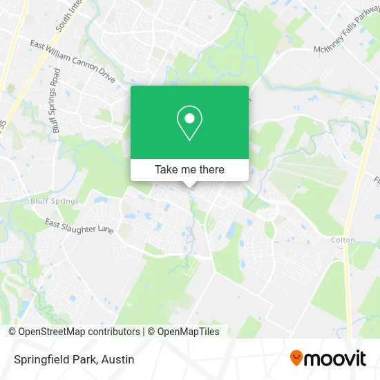Springfield Park map