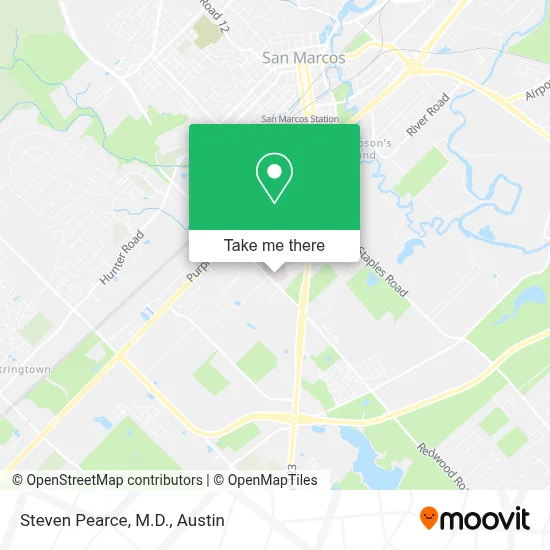 Steven Pearce, M.D. map