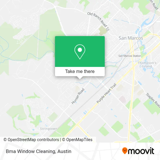 Bma Window Cleaning map