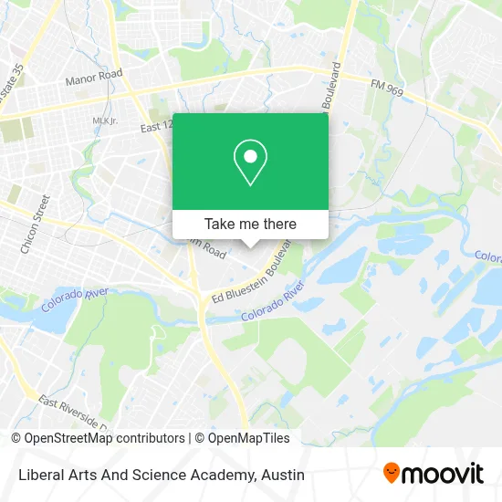 Liberal Arts And Science Academy map