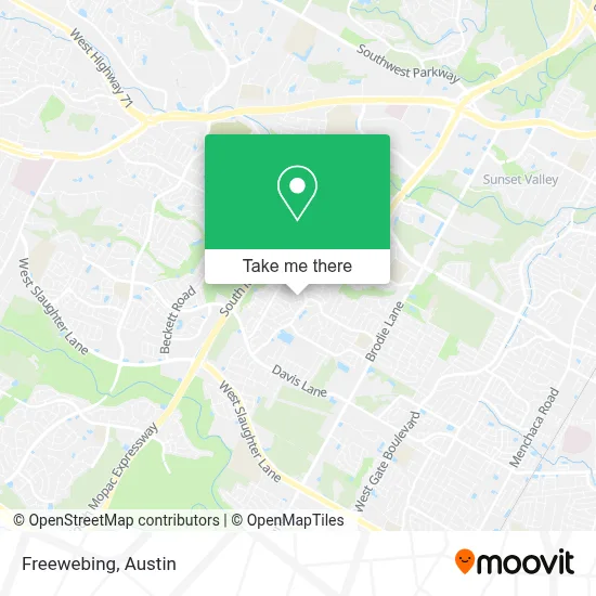 Freewebing map
