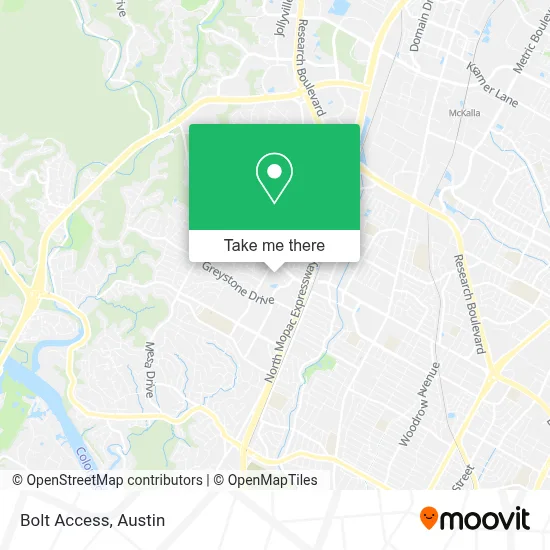 Bolt Access map