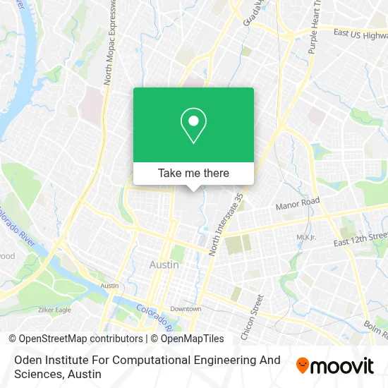 Oden Institute For Computational Engineering And Sciences map