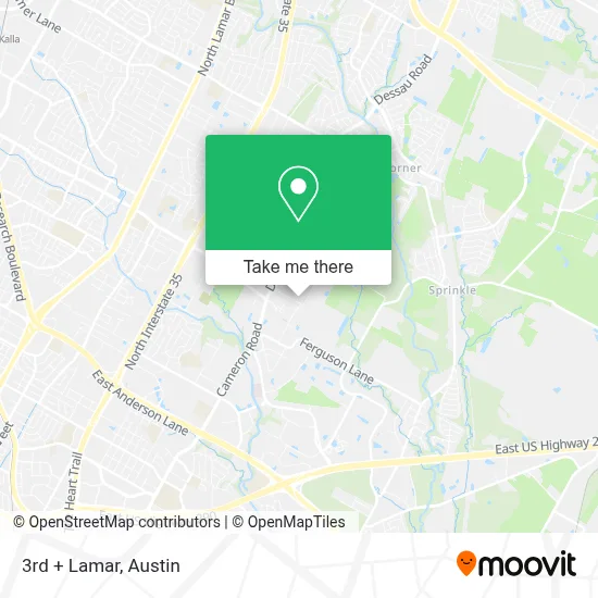 3rd + Lamar map