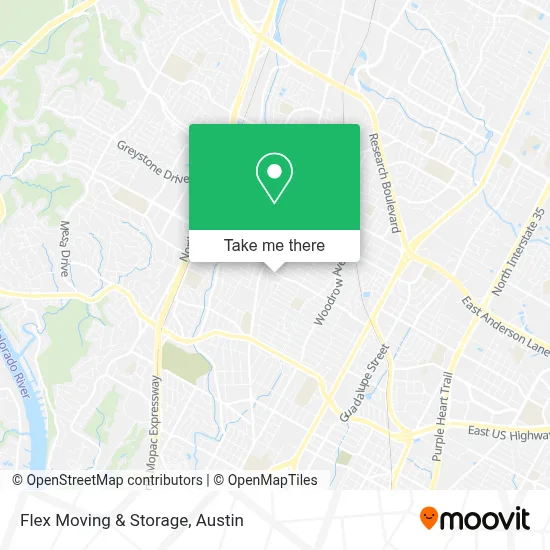 Flex Moving & Storage map