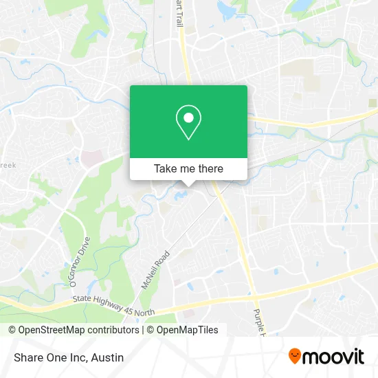 Share One Inc map