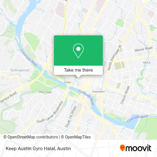 Keep Austin Gyro Halal map