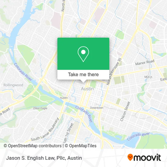 Jason S. English Law, Pllc map