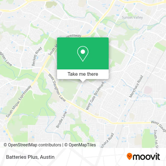 Batteries Plus map