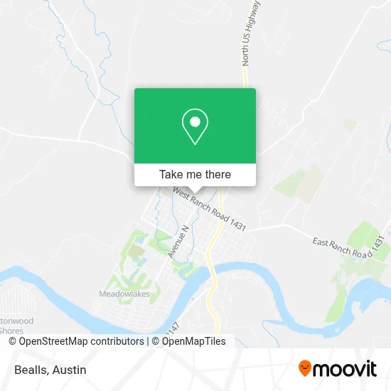 Bealls map