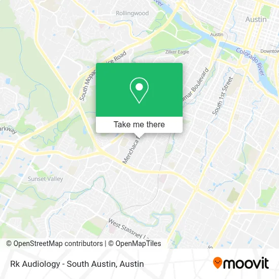Rk Audiology - South Austin map
