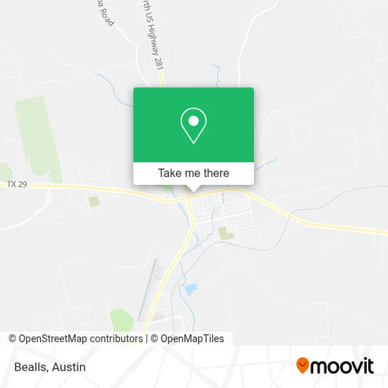 Bealls map