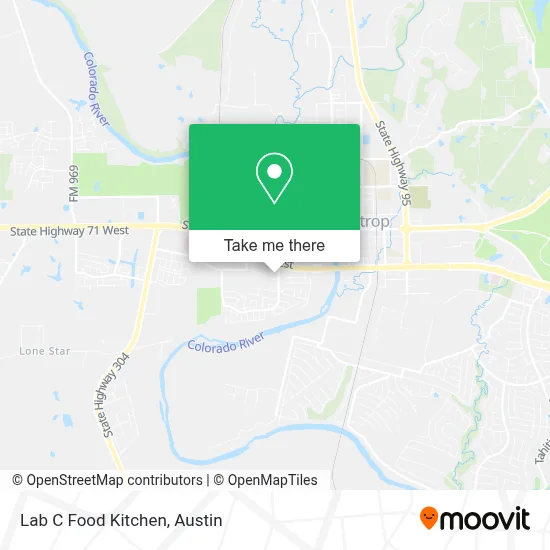 Lab C Food Kitchen map