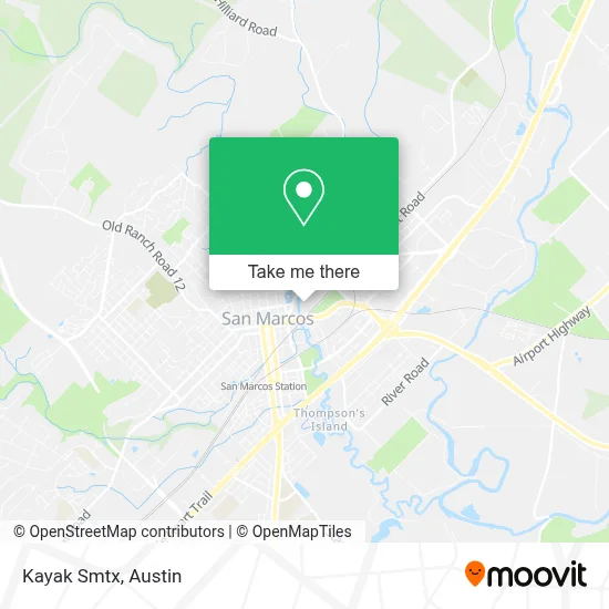 Kayak Smtx map