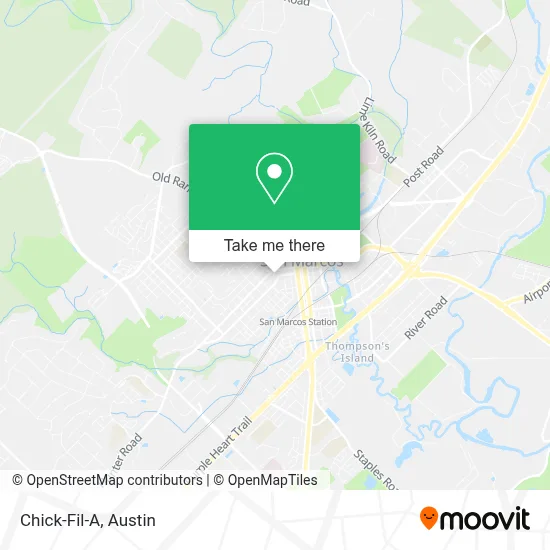 Chick-Fil-A map