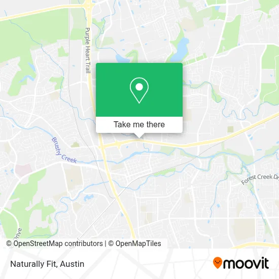 Naturally Fit map