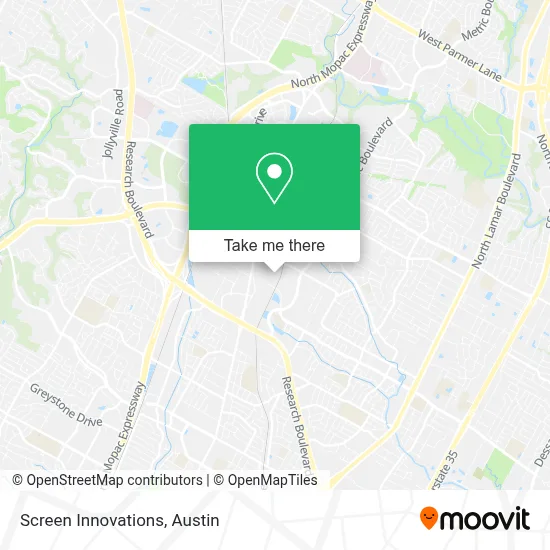 Screen Innovations map