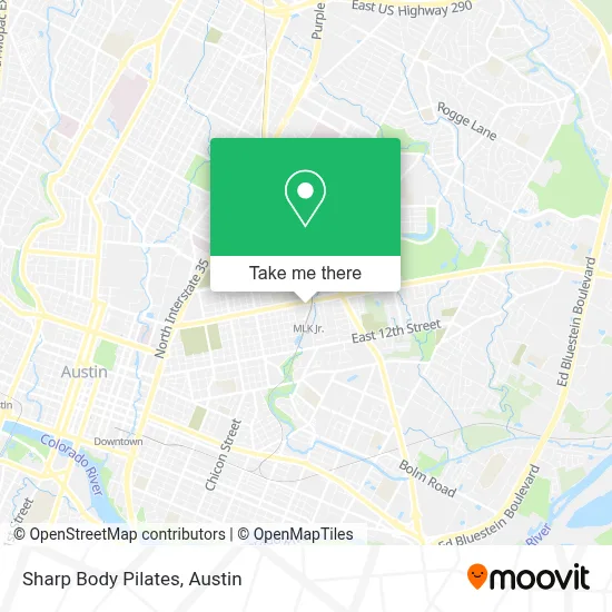 Sharp Body Pilates map
