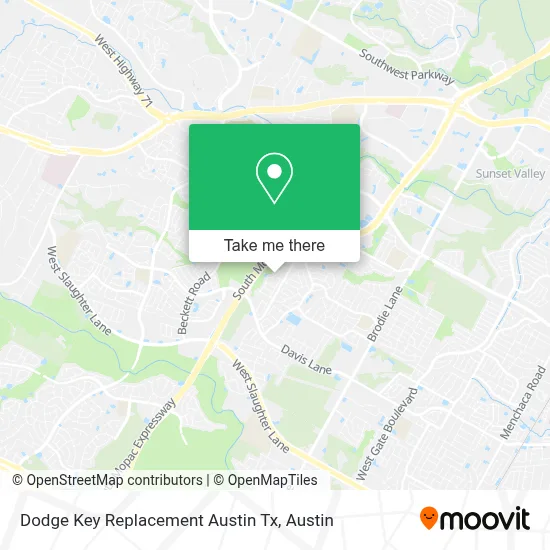 Dodge Key Replacement Austin Tx map