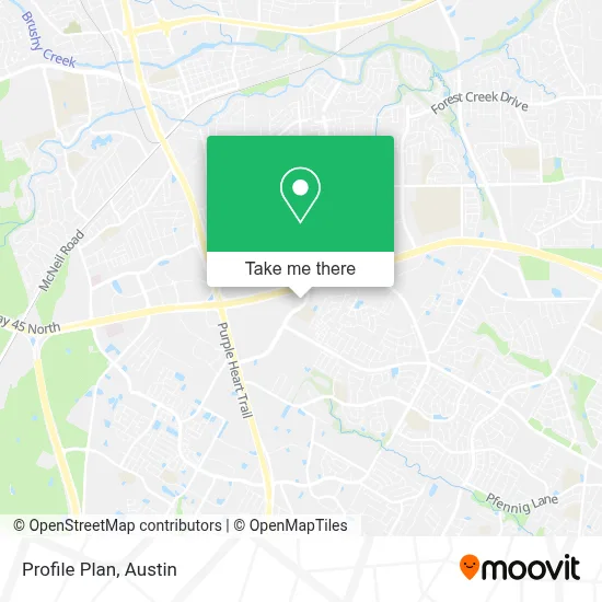 Profile Plan map