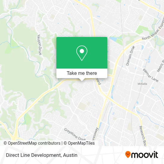Direct Line Development map