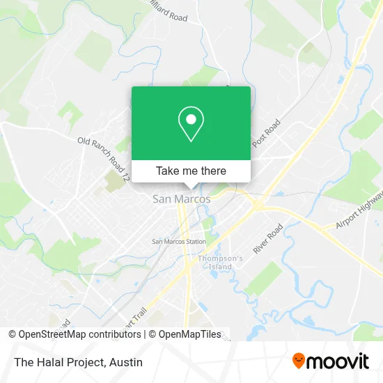 The Halal Project map