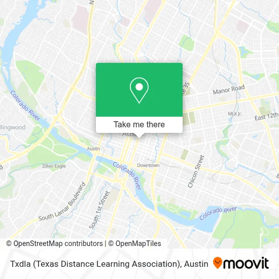 Txdla (Texas Distance Learning Association) map