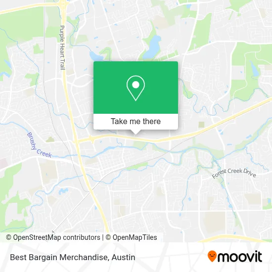 Best Bargain Merchandise map