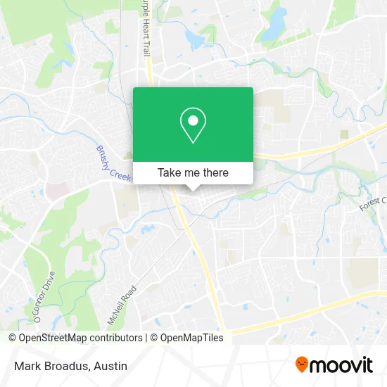 Mark Broadus map