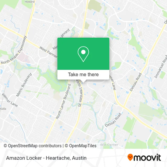 Amazon Locker - Heartache map