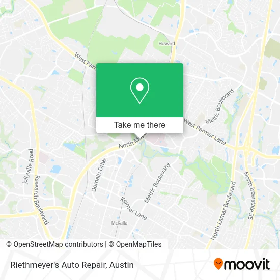 Riethmeyer's Auto Repair map