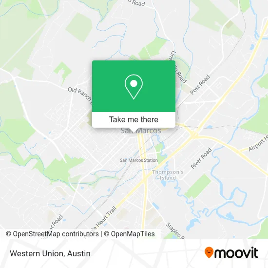 Western Union map