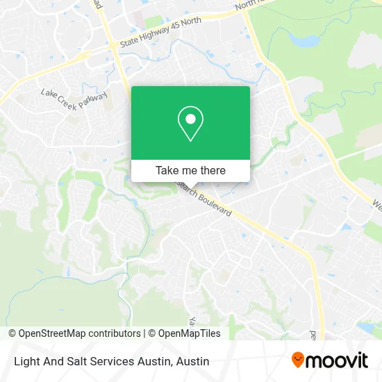 Light And Salt Services Austin map