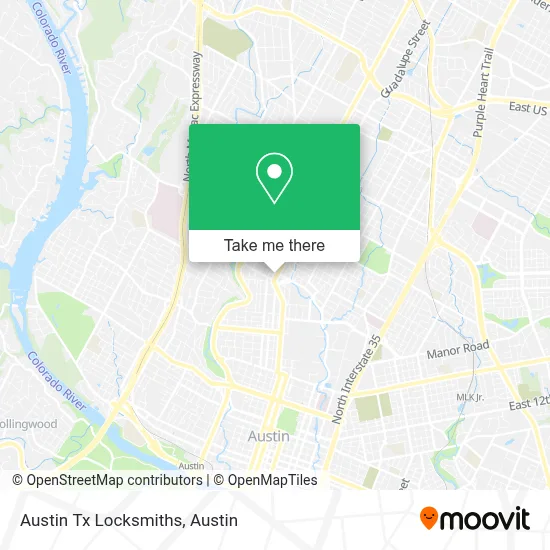 Austin Tx Locksmiths map