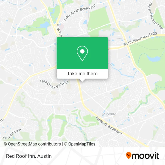 Red Roof Inn map