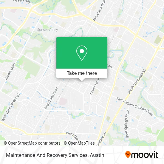 Maintenance And Recovery Services map