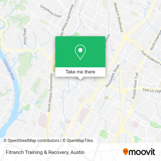 Fitranch Training & Recovery map